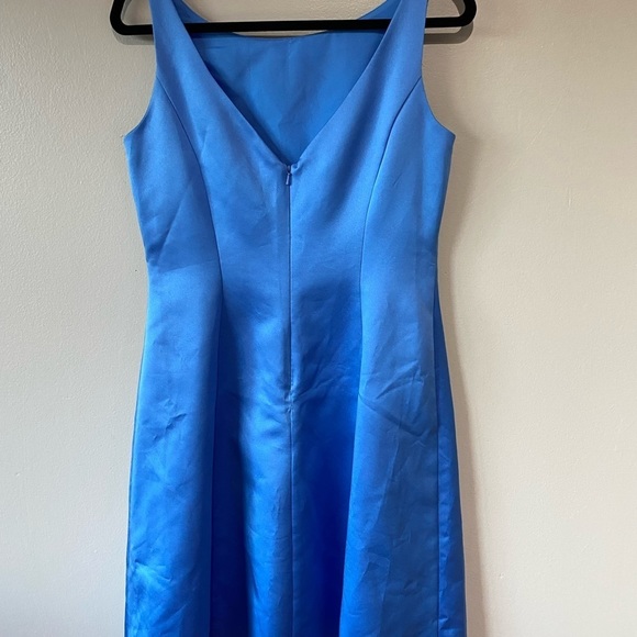 David’s Bridal Blue Short Dress - Picture 6 of 9